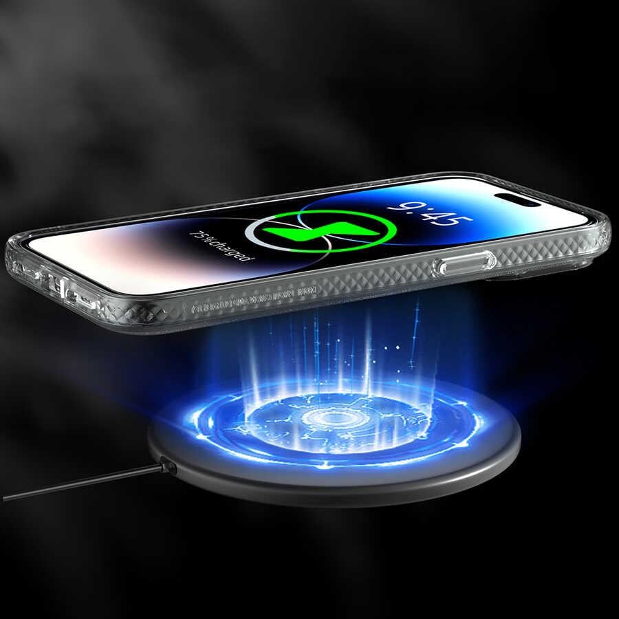 Apple iPhone 15 Pro Max Kılıf M-safe Şarj Özellikli Youngkit Rock Serisi Kapak