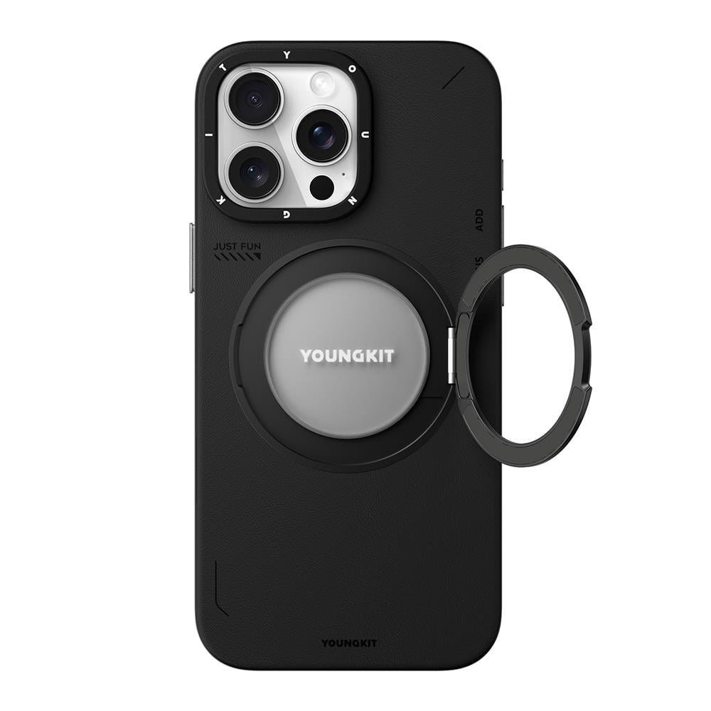 Apple iPhone 15 Pro Max Kılıf M-safe Şarj Özellikli Youngkit 318 Road Serisi Kapak