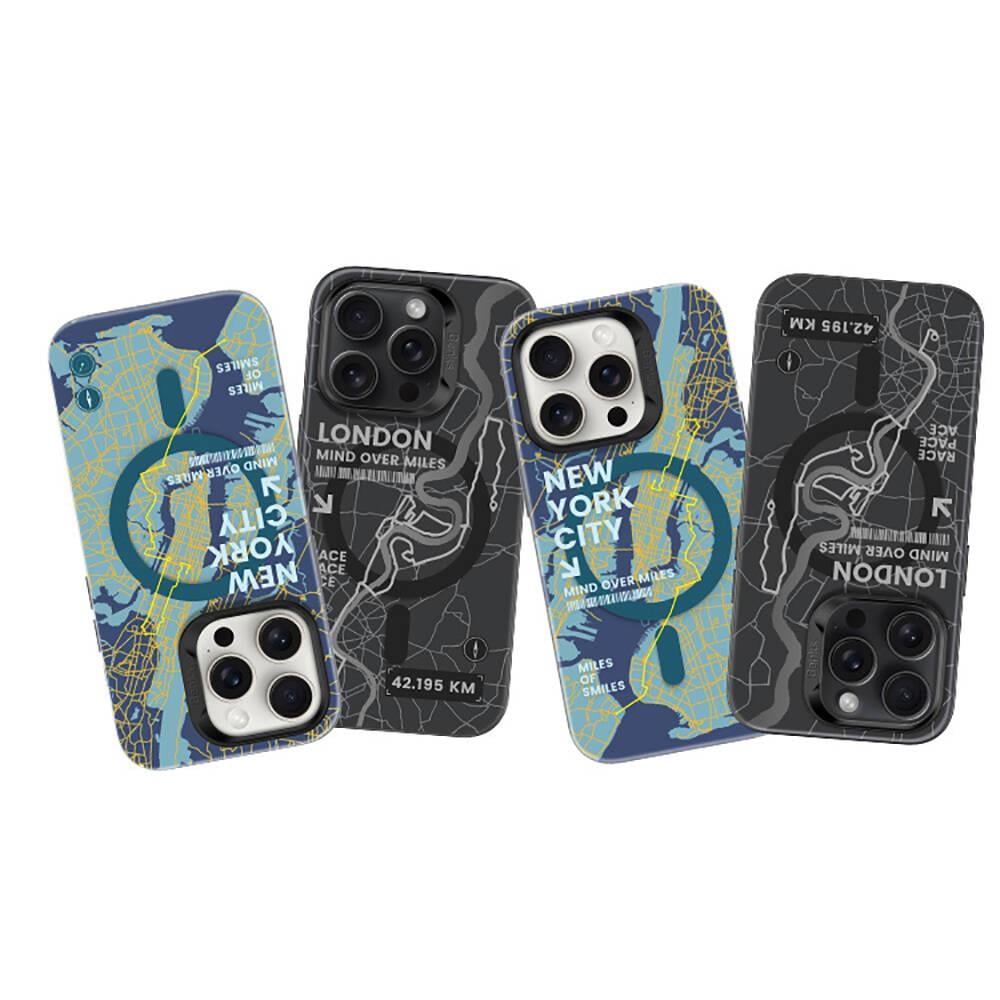 Apple iPhone 15 Pro Max Kılıf M-safe Şarj Özellikli Şeffaf Sert PC Zore Embos Kapak