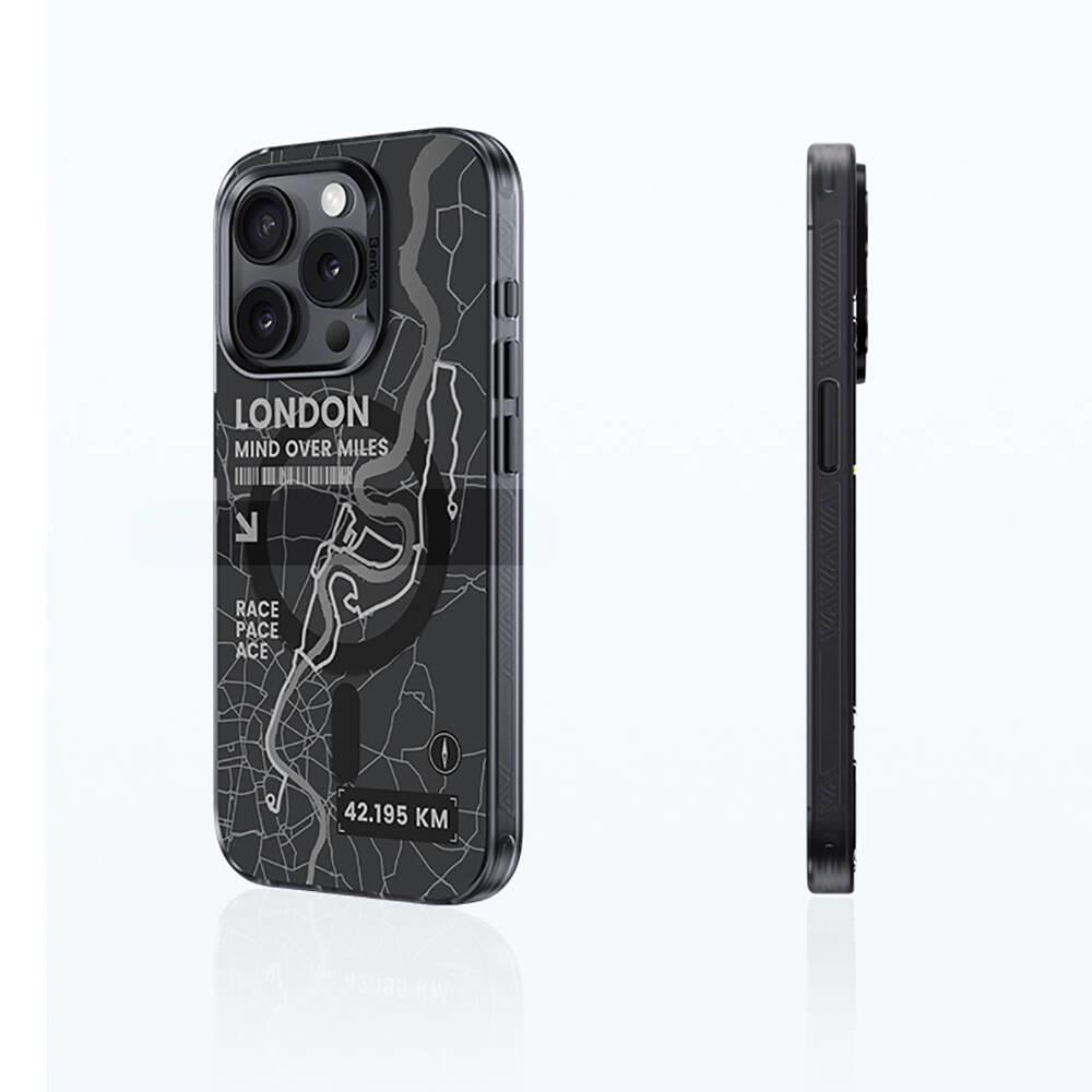 Apple iPhone 15 Pro Max Kılıf M-safe Şarj Özellikli Benks City Serisi Kapak