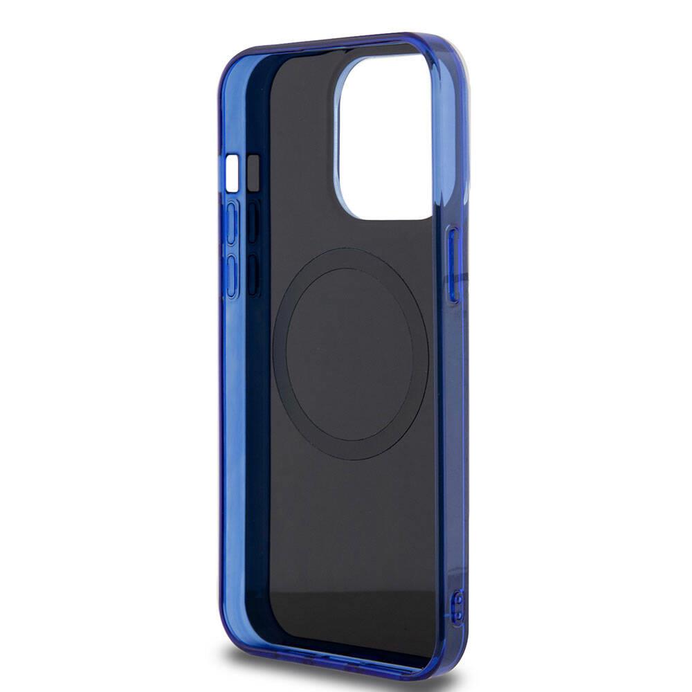 Apple iPhone 15 Pro Max Kılıf Mercedes Benz Orjinal Lisanslı M-safe Şarj Özellikli Çift Katmanlı Mini Yıldız Desenli Kapak