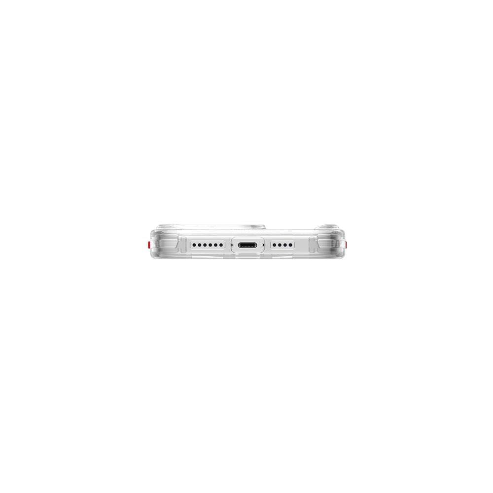 Apple iPhone 15 Pro Max Kılıf SkinArma Şeffaf Airbag Tasarımlı M-safe Şarj Özellikli Saido Kapak