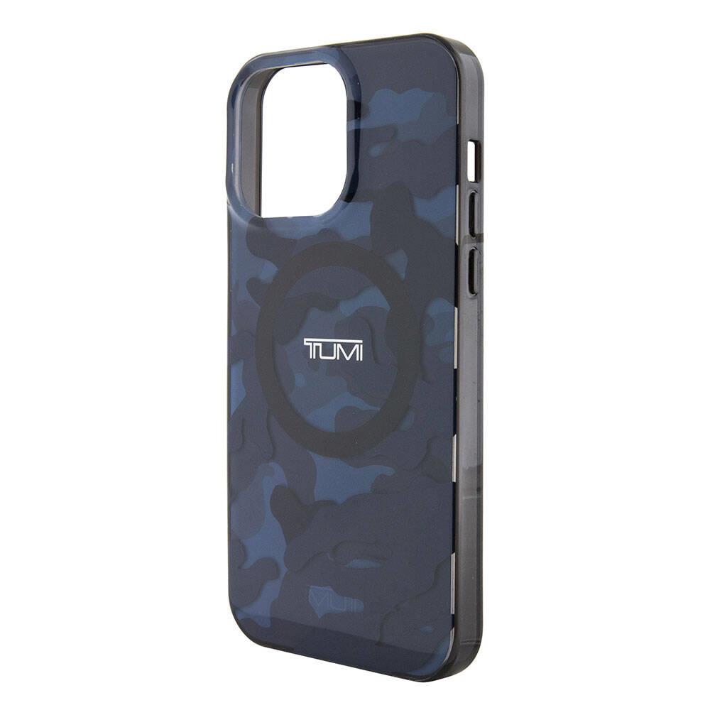 Apple iPhone 15 Pro Max Kılıf TUMI Orjinal Lisanslı M-safe Şarj Özellikli PC TPU Çift Katmanlı Kamuflaj Desenli Kapak