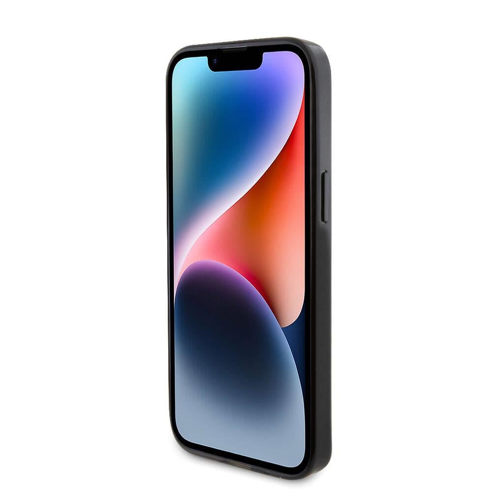 Apple iPhone 15 Pro Max Kılıf TUMI Orjinal Lisanslı M-safe Şarj Özellikli PC TPU Metal Logolu Ring Standlı Kapak
