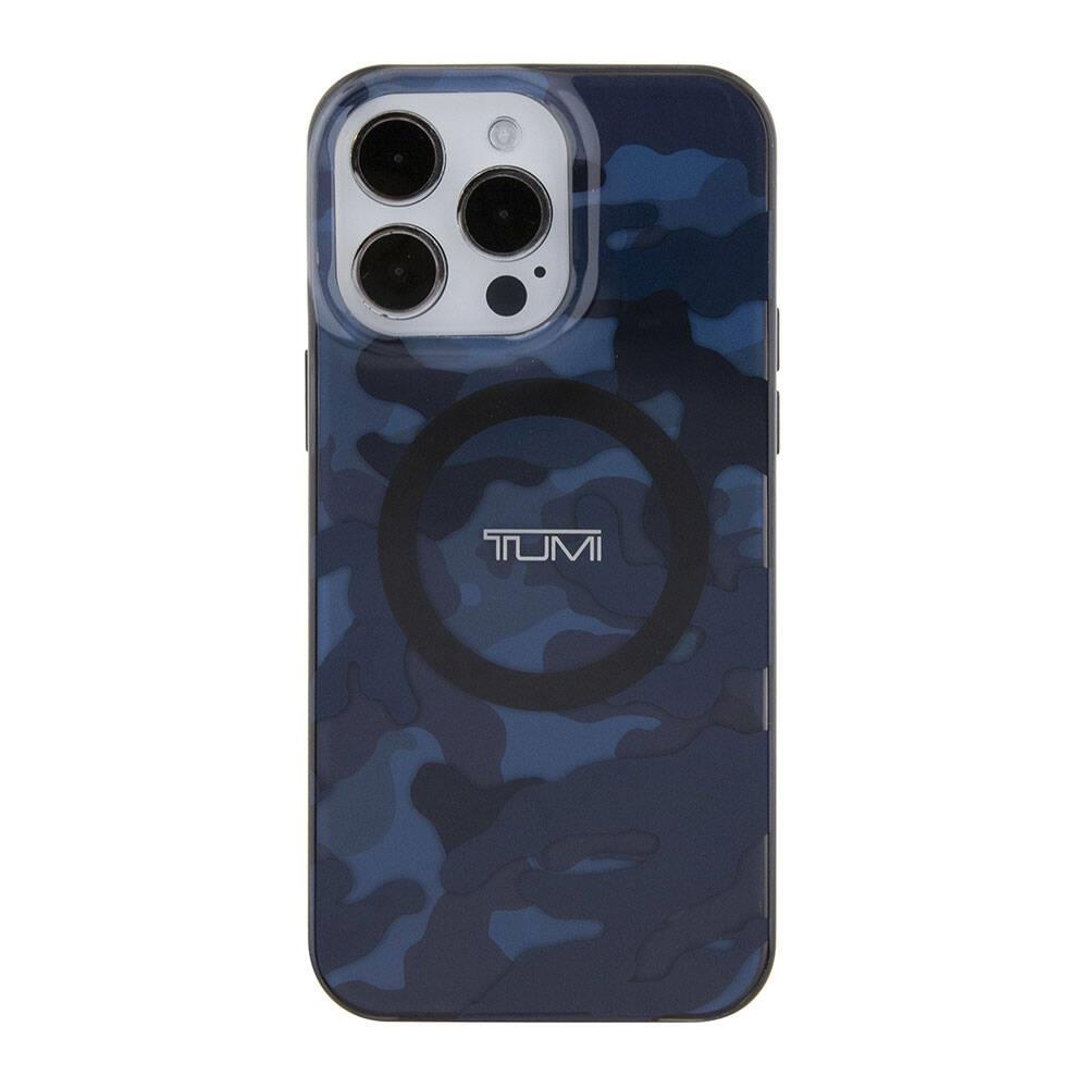 Apple iPhone 15 Pro Max Kılıf TUMI Orjinal Lisanslı M-safe Şarj Özellikli PC TPU Çift Katmanlı Kamuflaj Desenli Kapak