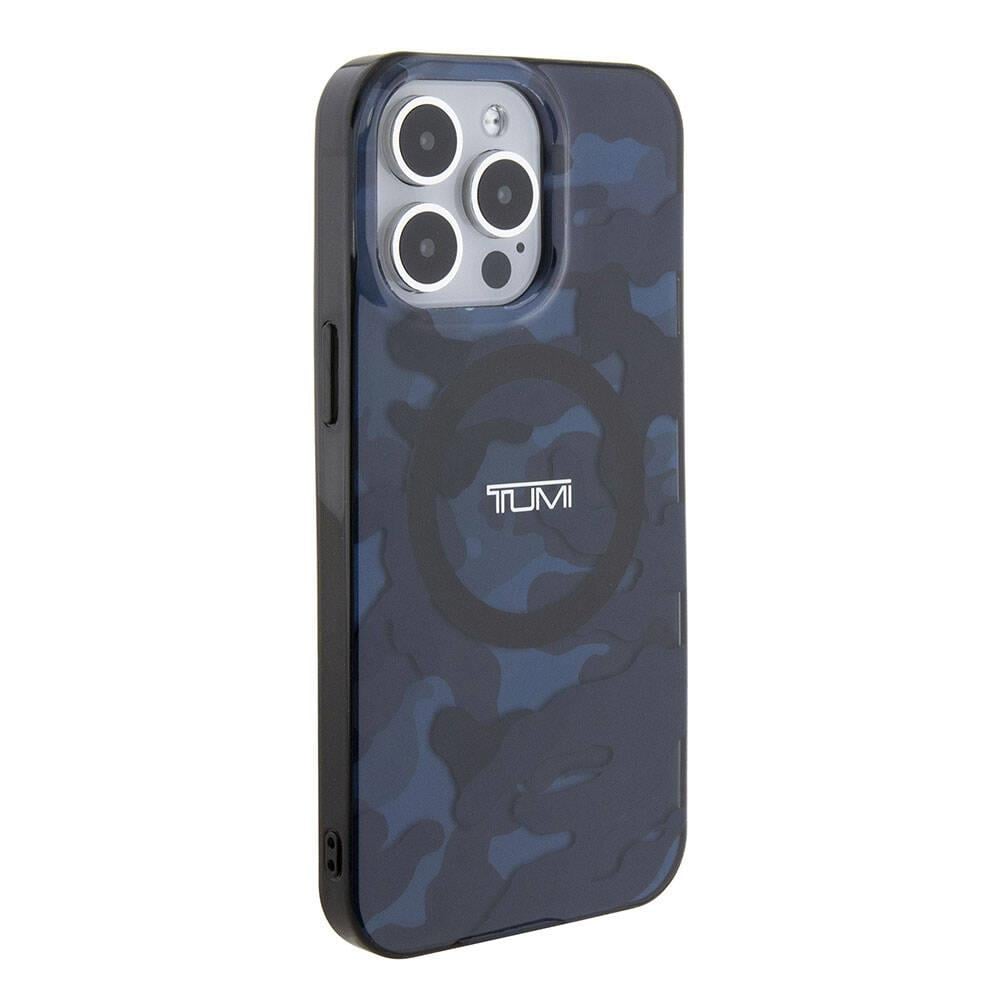 Apple iPhone 15 Pro Max Kılıf TUMI Orjinal Lisanslı M-safe Şarj Özellikli PC TPU Çift Katmanlı Kamuflaj Desenli Kapak