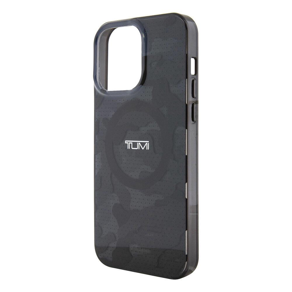 Apple iPhone 15 Pro Max Kılıf TUMI Orjinal Lisanslı M-safe Şarj Özellikli PC TPU Çift Katmanlı Kamuflaj Desenli Kapak