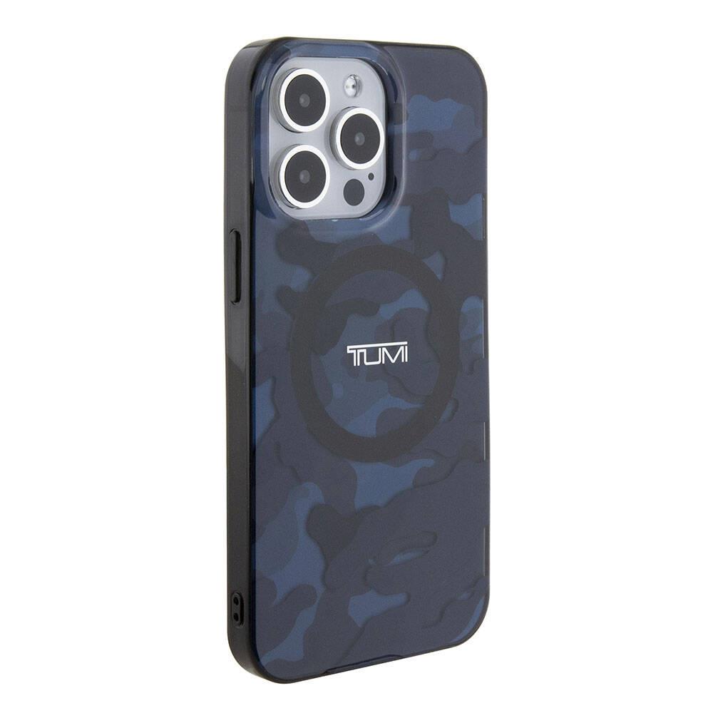 Apple iPhone 15 Pro Max Kılıf TUMI Orjinal Lisanslı M-safe Şarj Özellikli PC TPU Çift Katmanlı Kamuflaj Desenli Kapak