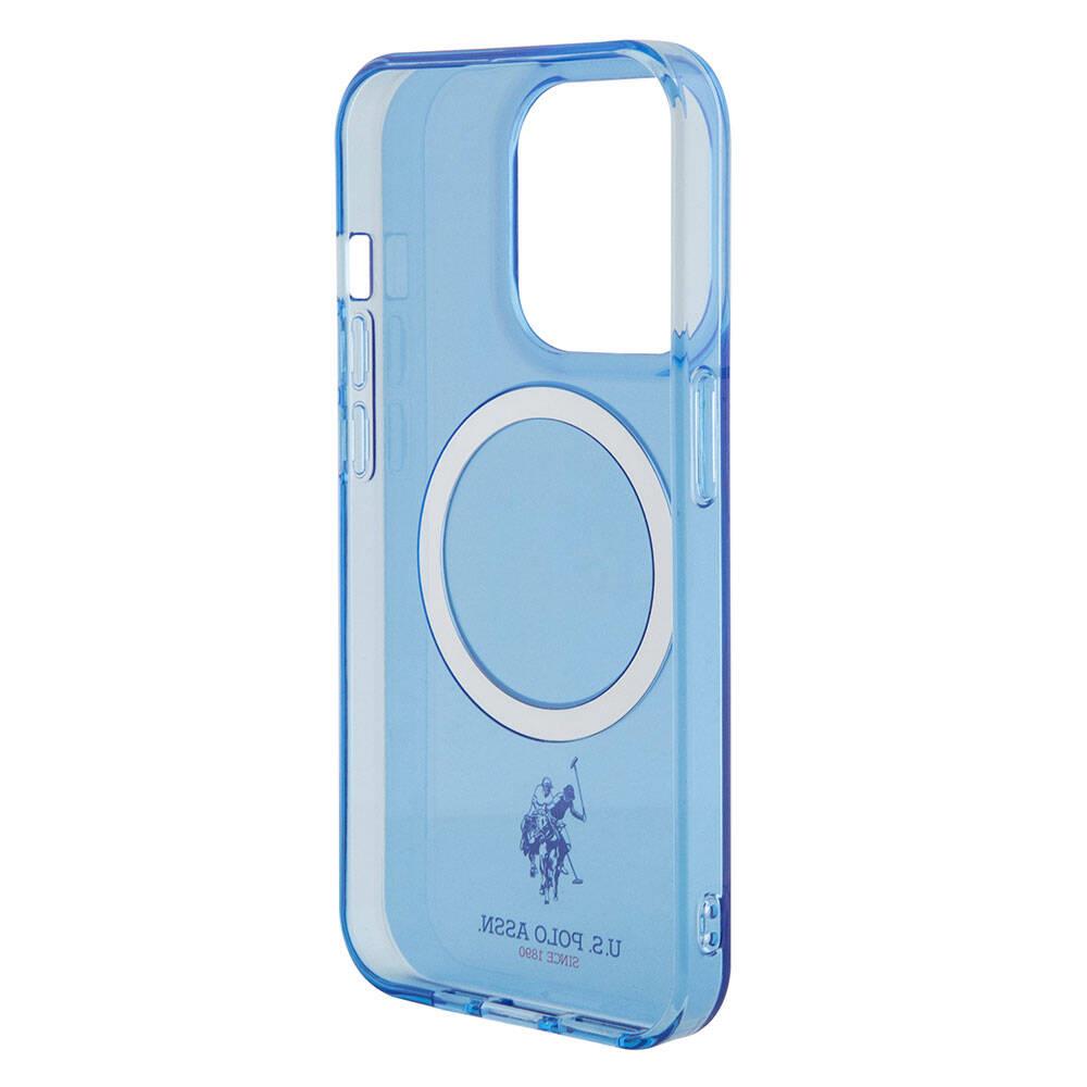 Apple iPhone 15 Pro Max Kılıf U.S. Polo Assn. Orjinal Lisanslı M-safe Şarj Özellikli Transparan Tasarım Kapak