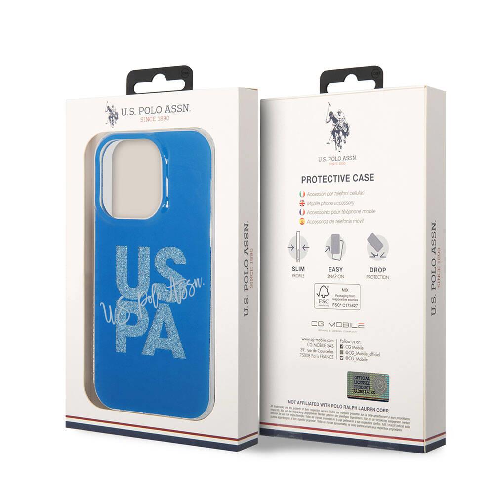 Apple iPhone 15 Pro Max Kılıf U.S. Polo Assn. Orjinal Lisanslı Baskı Logolu PU Kartlıklı Kapak