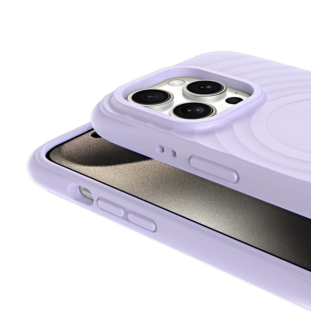 Apple iPhone 15 Pro Max M-safe Şarj Özellikli Airbagli Mat Görünümlü Zore Hepi Kapak