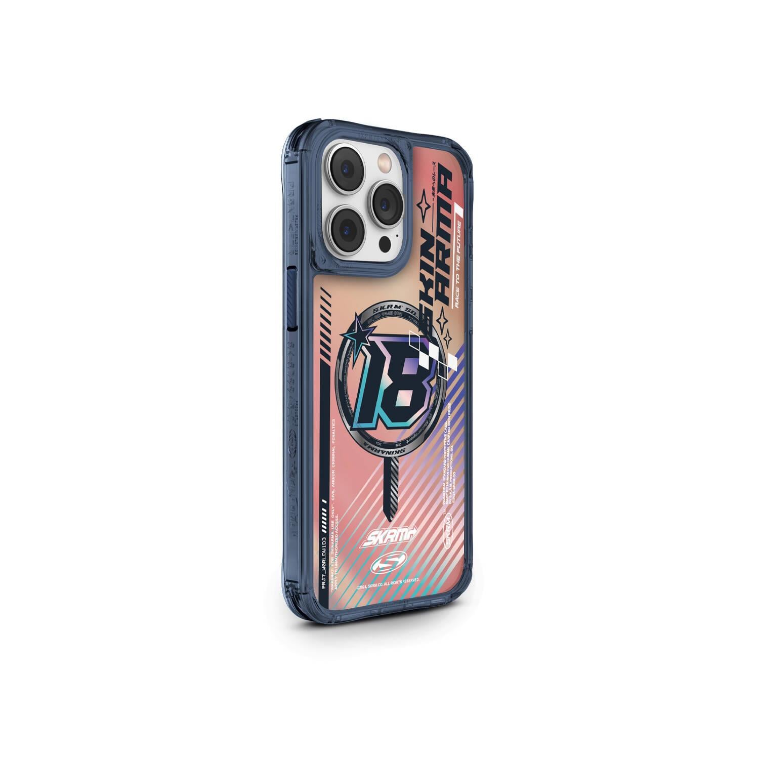 Apple iPhone 15 Pro Max SkinArma M-safe Şarj Özellikli Sticker Yapıştırmalı Drift Kapak