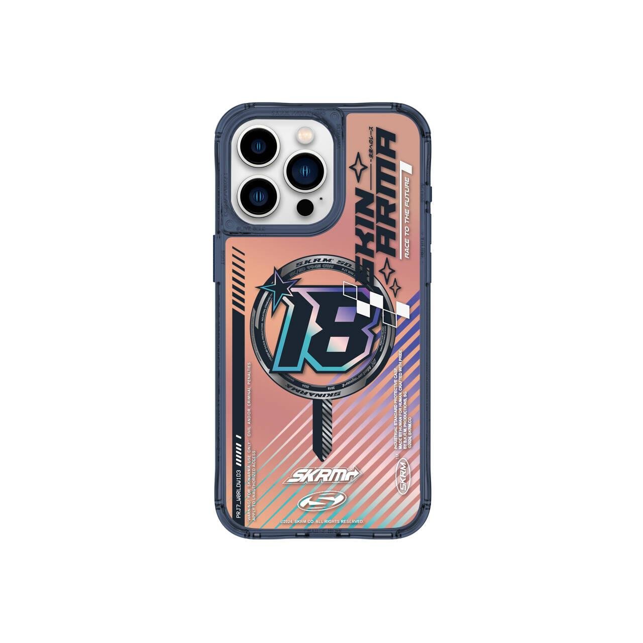 Apple iPhone 15 Pro Max SkinArma M-safe Şarj Özellikli Sticker Yapıştırmalı Drift Kapak