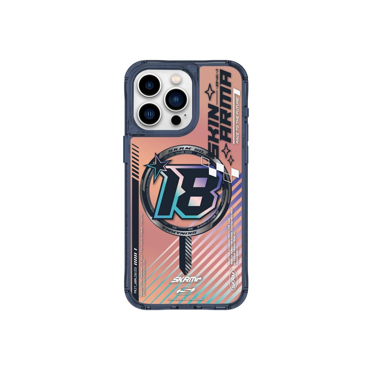Apple iPhone 15 Pro SkinArma M-safe Şarj Özellikli Sticker Yapıştırmalı Drift Kapak