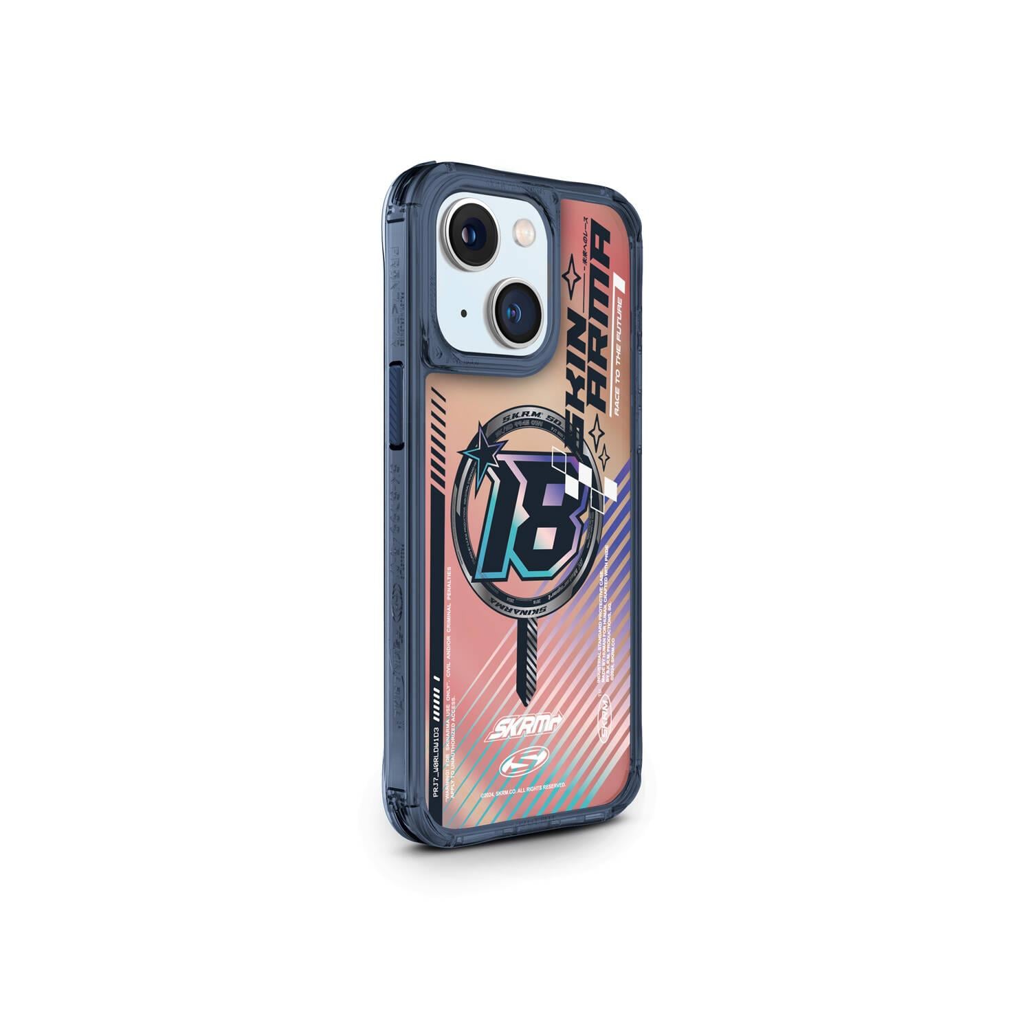 Apple iPhone 15 SkinArma M-safe Şarj Özellikli Sticker Yapıştırmalı Drift Kapak