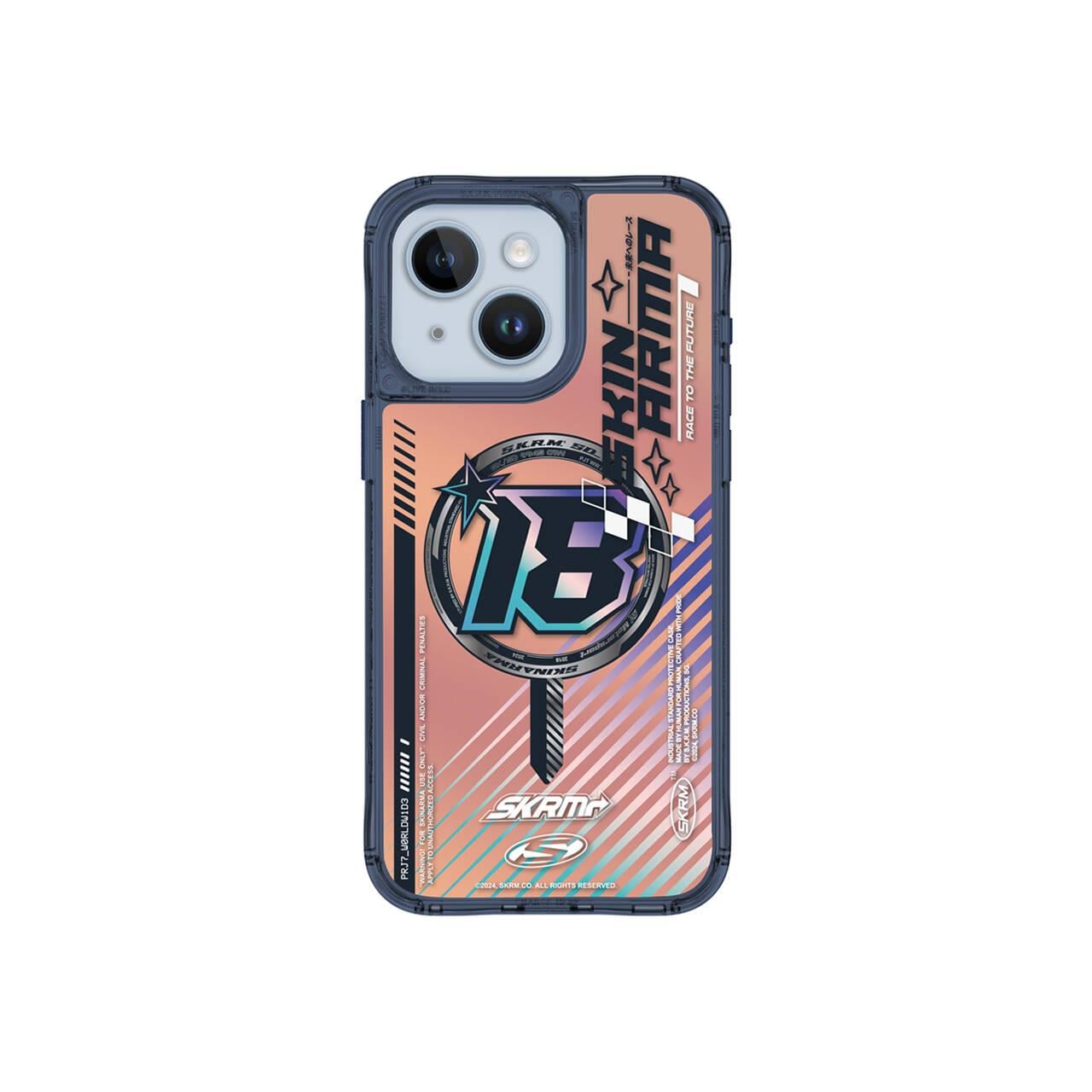 Apple iPhone 15 SkinArma M-safe Şarj Özellikli Sticker Yapıştırmalı Drift Kapak