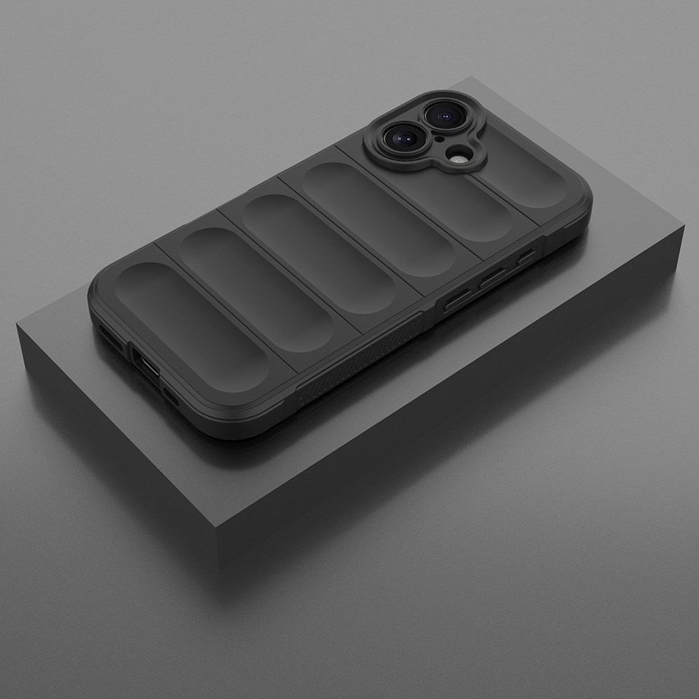 Apple iPhone 16 Kılıf Esnek TPU Oyuklu Arka Yüzey Tasarımlı Zore Etnik Silikon Kapak