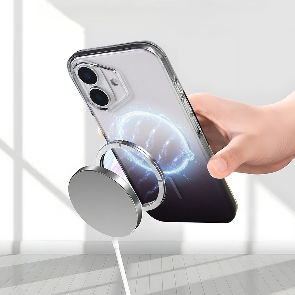 Apple iPhone 16 Kılıf M-Safe Şarj Özellikli Zore Septik Silikon Kapak