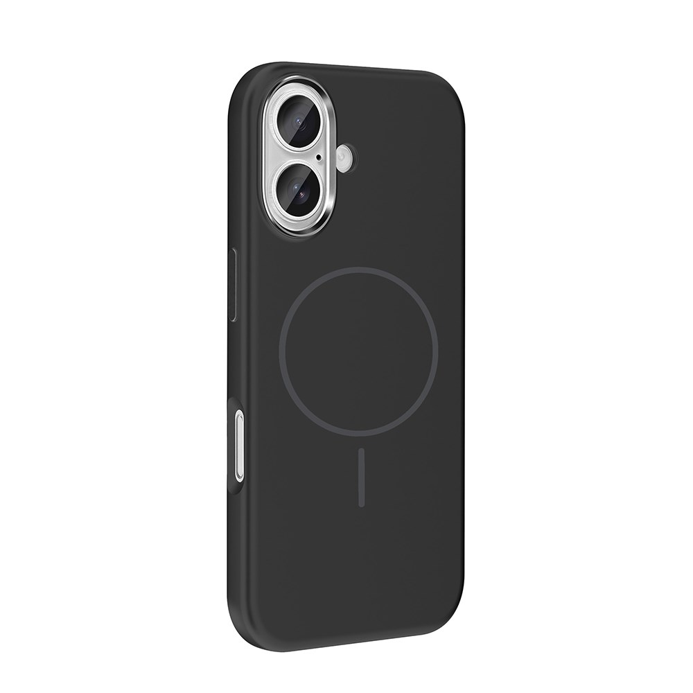 Apple iPhone 16 Kılıf M-safe Şarj Özellikli Karbon Fiber Benks Montage Hybrid ArmorPro Kevlar Kapak