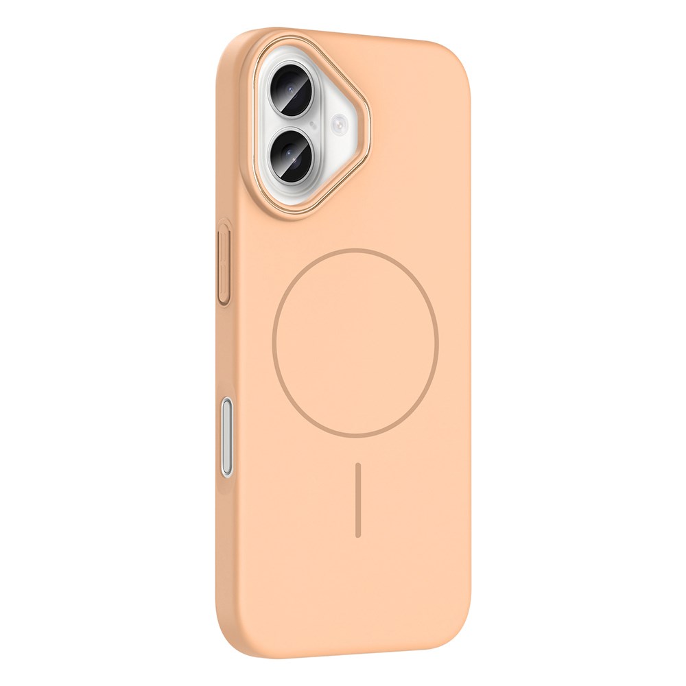 Apple iPhone 16 Kılıf M-safe Şarj Özellikli Zore Ruby Sert Kapak
