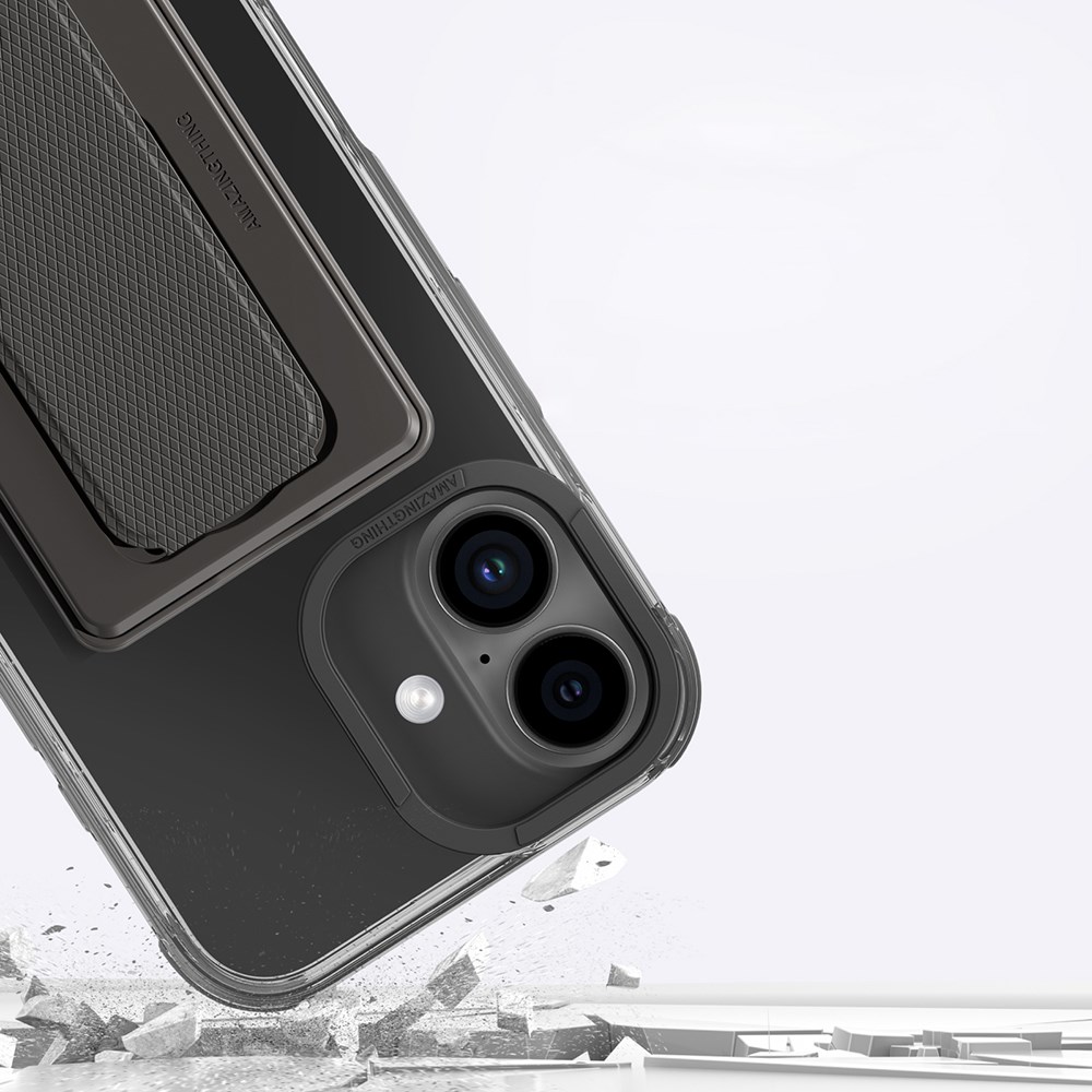 Apple iPhone 16 Kılıf M-safe Şarj Özellikli Parmak Ring Standlı Youngkit Pivot Serisi Kapak