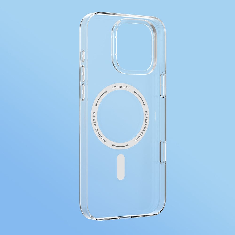 Apple iPhone 16 Kılıf M-safe Şarj Özellikli Youngkit Ice Serisi Kapak