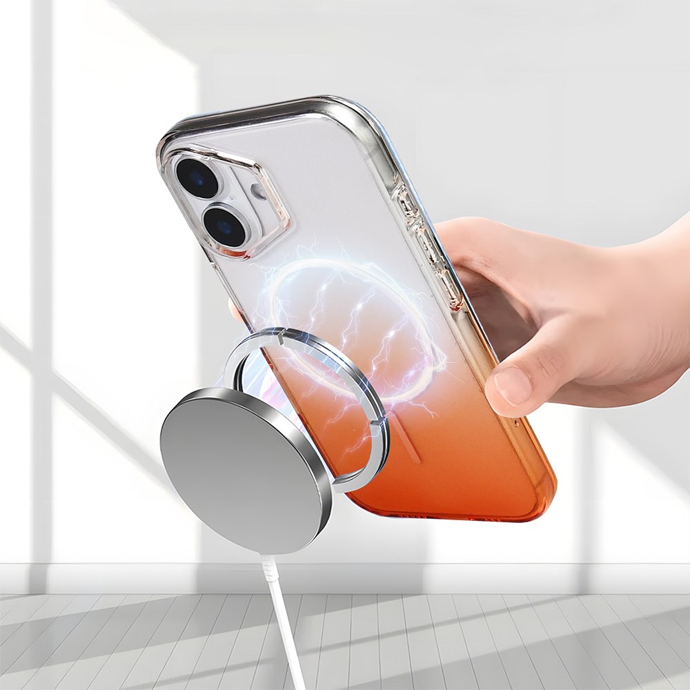 Apple iPhone 16 Kılıf M-Safe Şarj Özellikli Zore Septik Silikon Kapak