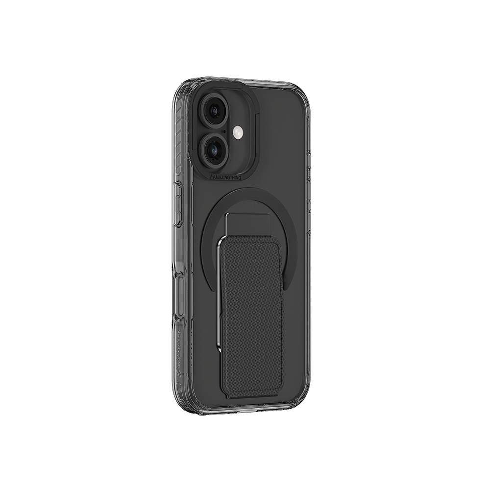 Apple iPhone 16 Kılıf M-safe Şarj Özellikli Wlons Standlı Efsane Kapak