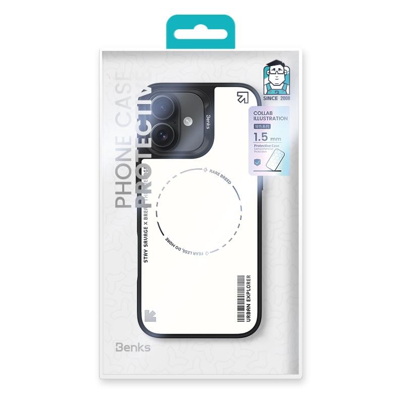 Apple iPhone 16 Kılıf M-safe Şarj Özellikli Benks Dynamic Basis Kapak