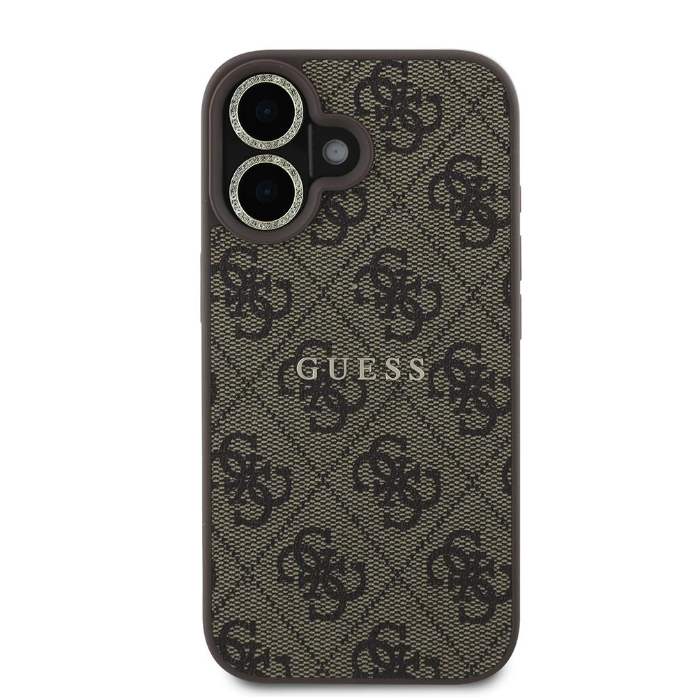 Apple iPhone 16 Plus Guess Orjinal Lisanslı Kılıf + Ekran Koruyucu + Lens Koruyucu 3in1 Aksesuar Seti