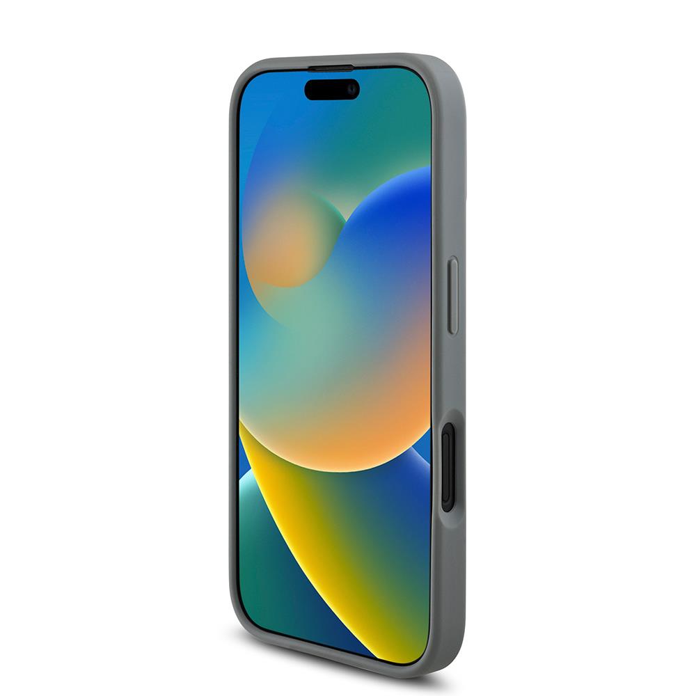 Apple iPhone 16 Plus Kılıf Guess Orjinal Lisanslı Taşlı Arka Yüzey Üçgen Logolu Kapak