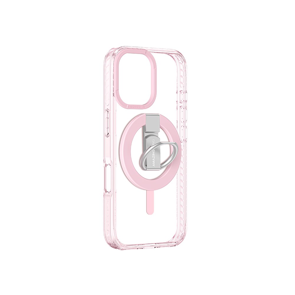 Apple iPhone 16 Plus Kılıf M-safe Şarj Özellikli Karbon Fiber Benks Montage Hybrid ArmorPro Kevlar Kapak