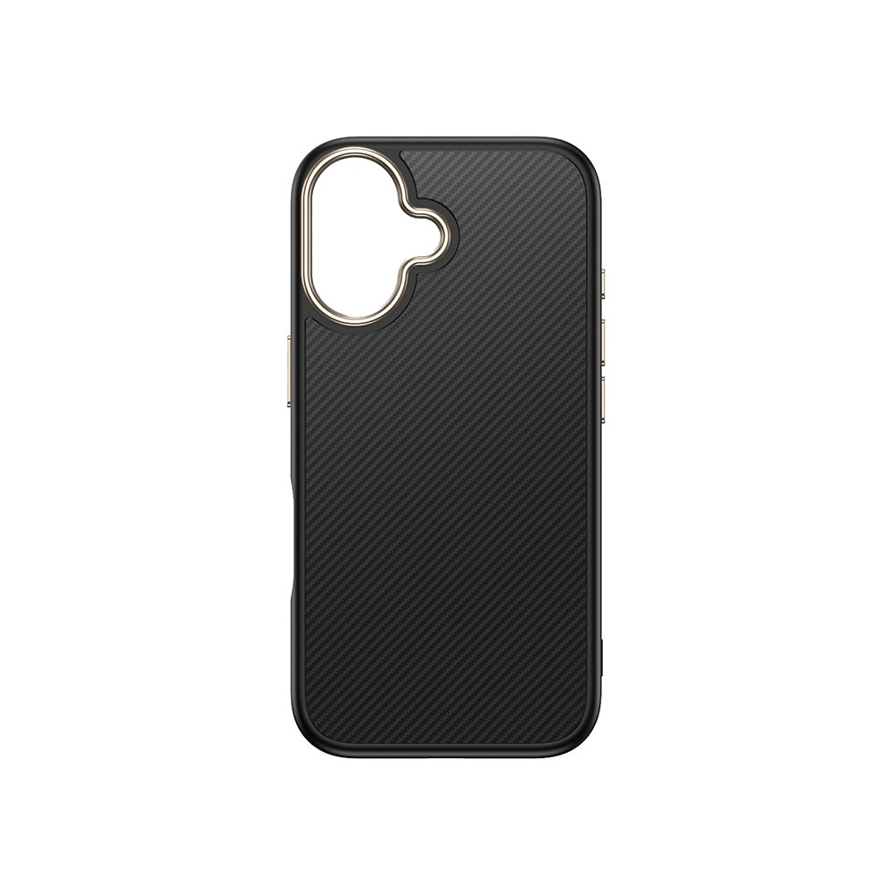 Apple iPhone 16 Plus Kılıf M-safe Şarj Özellikli Karbon Fiber Görünümlü Zore Antina Kapak