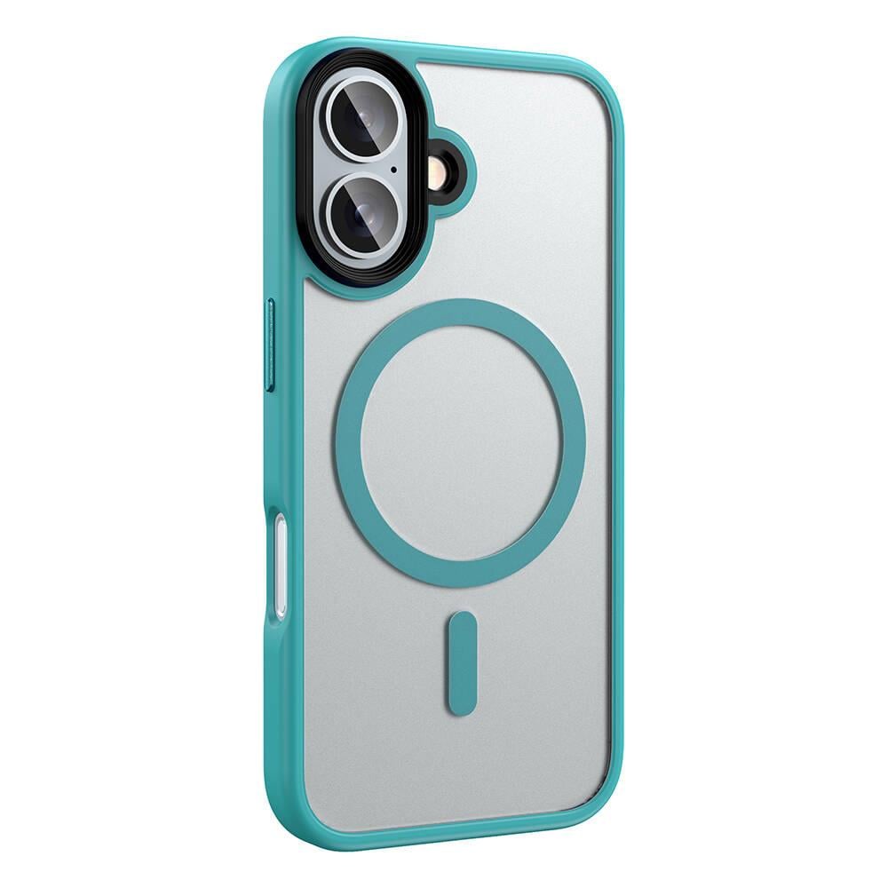 Apple iPhone 16 Plus Kılıf Mat Arka Yüzey Wireless Şarj Özellikli Zore Flet M-safe Kapak