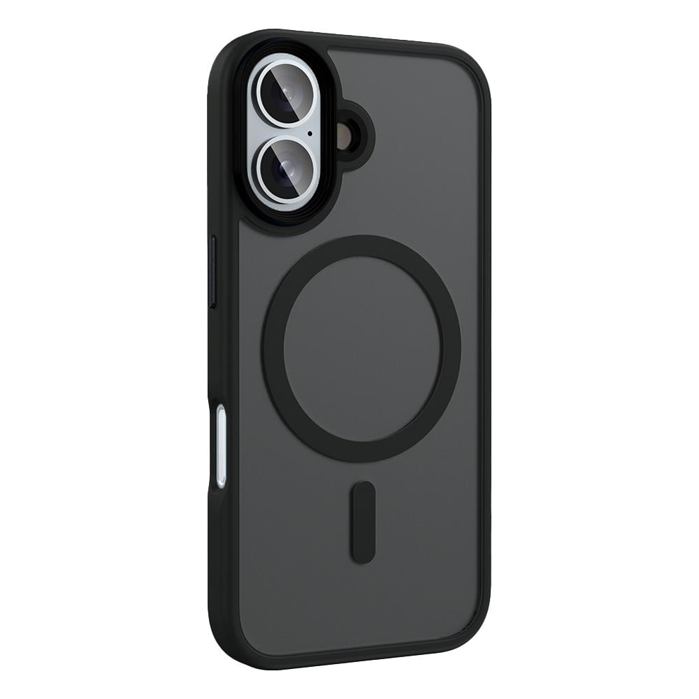 Apple iPhone 16 Plus Kılıf Mat Arka Yüzey Wireless Şarj Özellikli Zore Flet M-safe Kapak