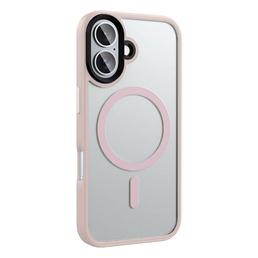 Apple iPhone 16 Plus Kılıf Mat Arka Yüzey Wireless Şarj Özellikli Zore Flet M-safe Kapak