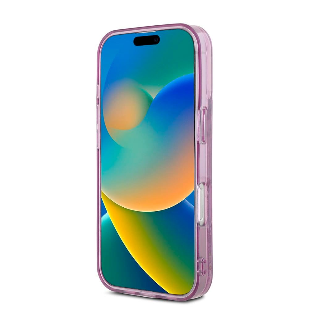 Apple iPhone 16 Pro Case Hello Kitty Original Licensed Liquid Silvery 50th Anniversary Party Cover