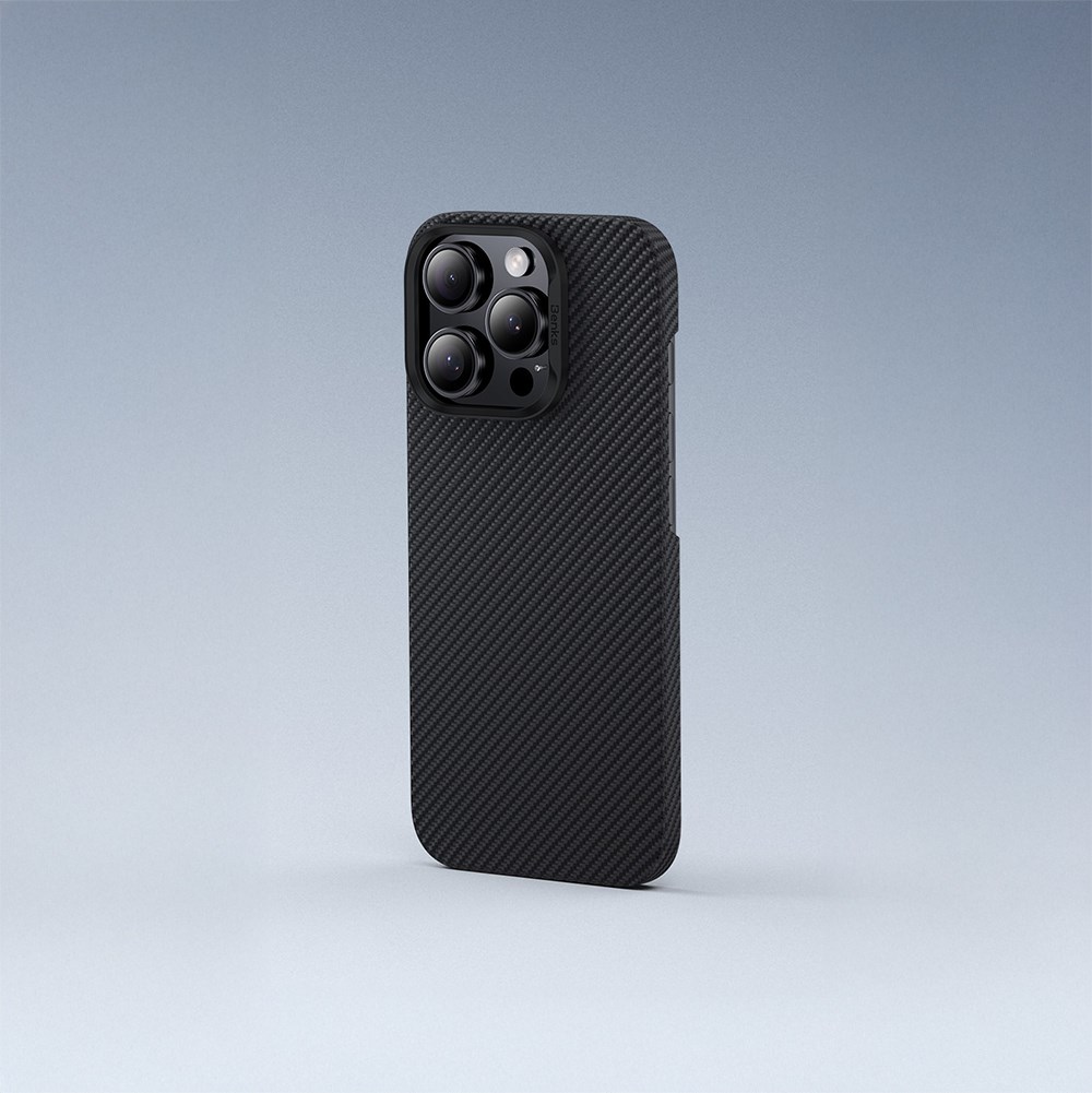 Apple iPhone 16 Pro Kılıf Benks M-safe Şarj Özellikli Metal Kamera Çerçeveli Magnetik ArmorAir 600D Kevlar Fiber Kapak