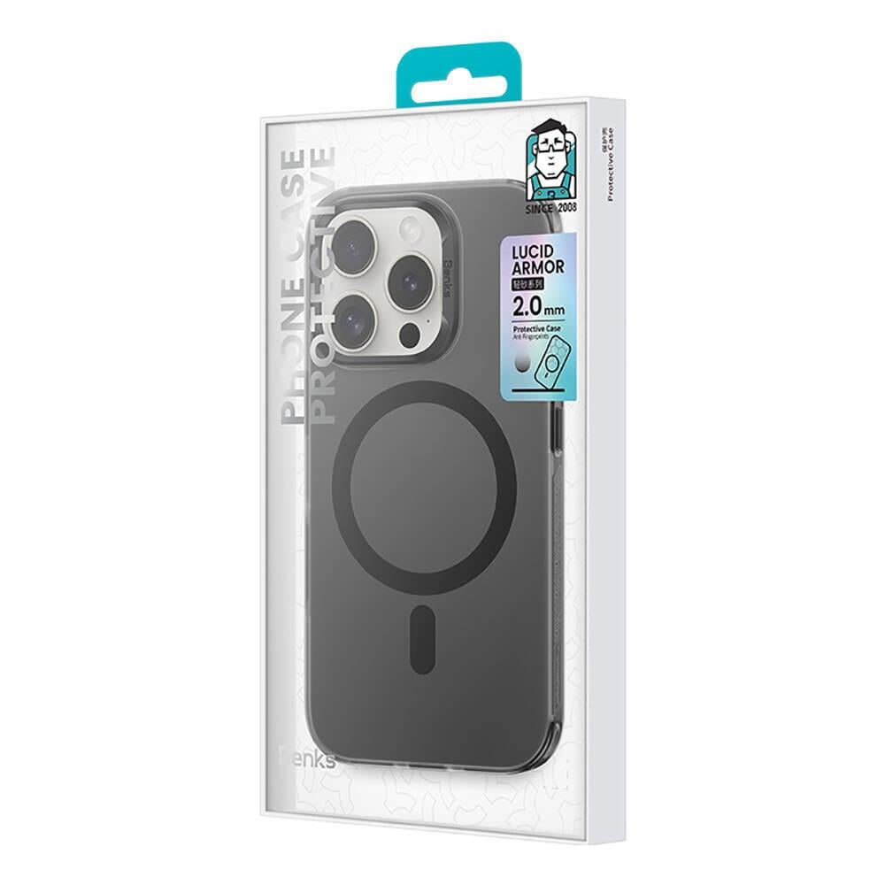 Apple iPhone 16 Pro Kılıf M-safe Şarj Özellikli Benks Lucid Armor Kapak