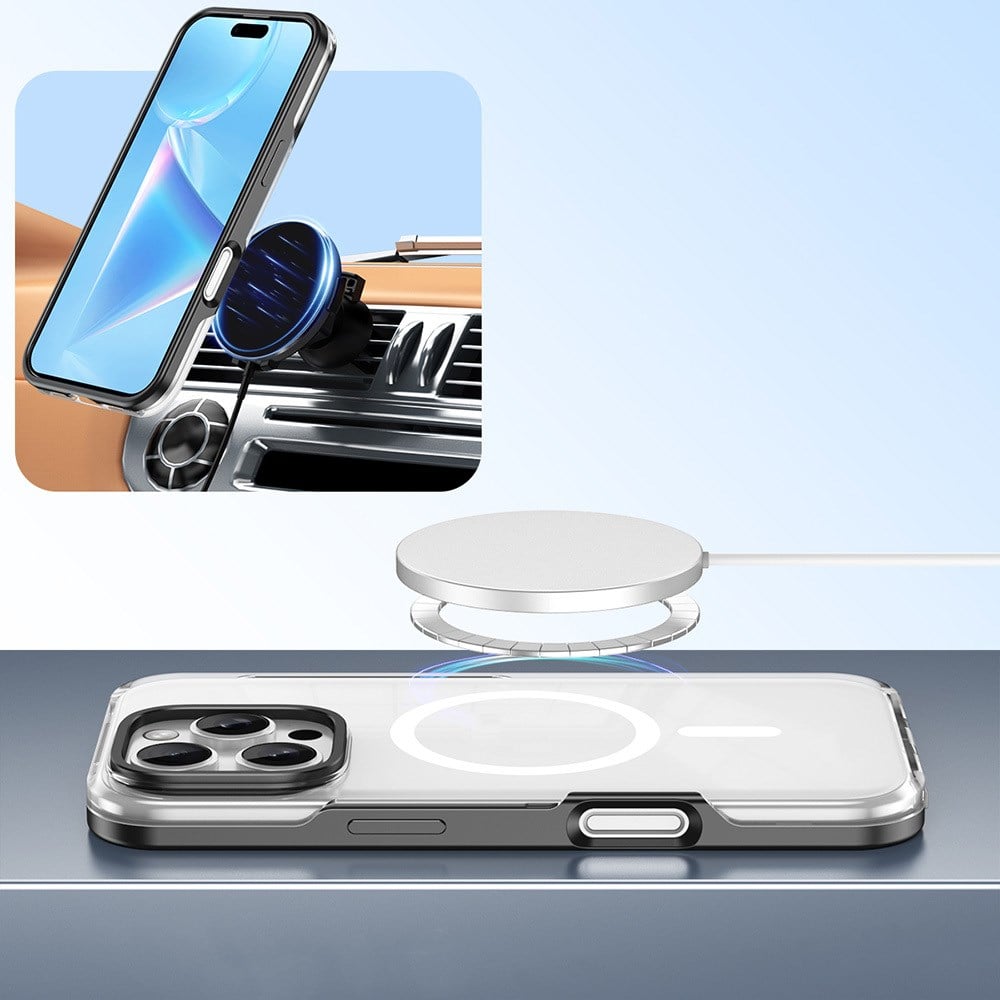 Apple iPhone 16 Pro Kılıf M-safe Şarj Özellikli Youngkit Mathematical Serisi Kapak