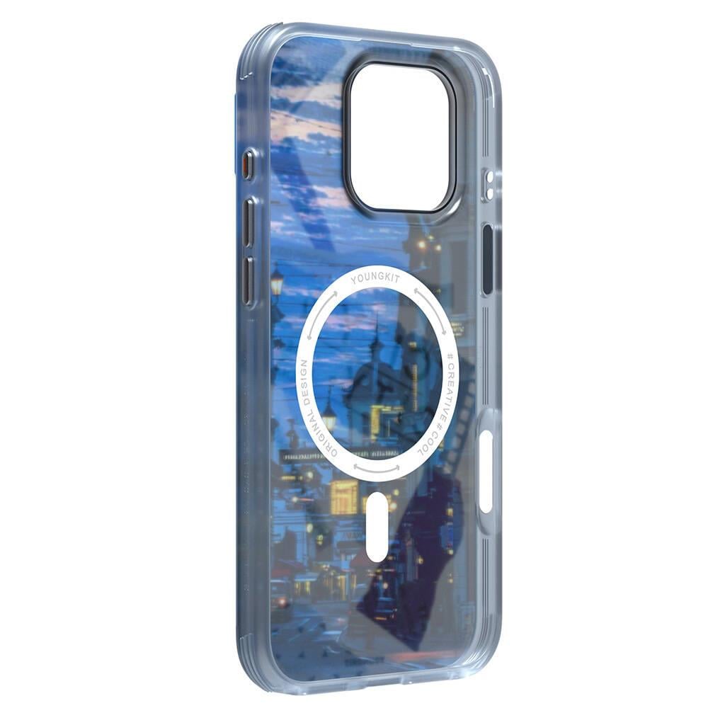 Apple iPhone 16 Pro Kılıf M-safe Şarj Özellikli Youngkit A-City Serisi Kapak