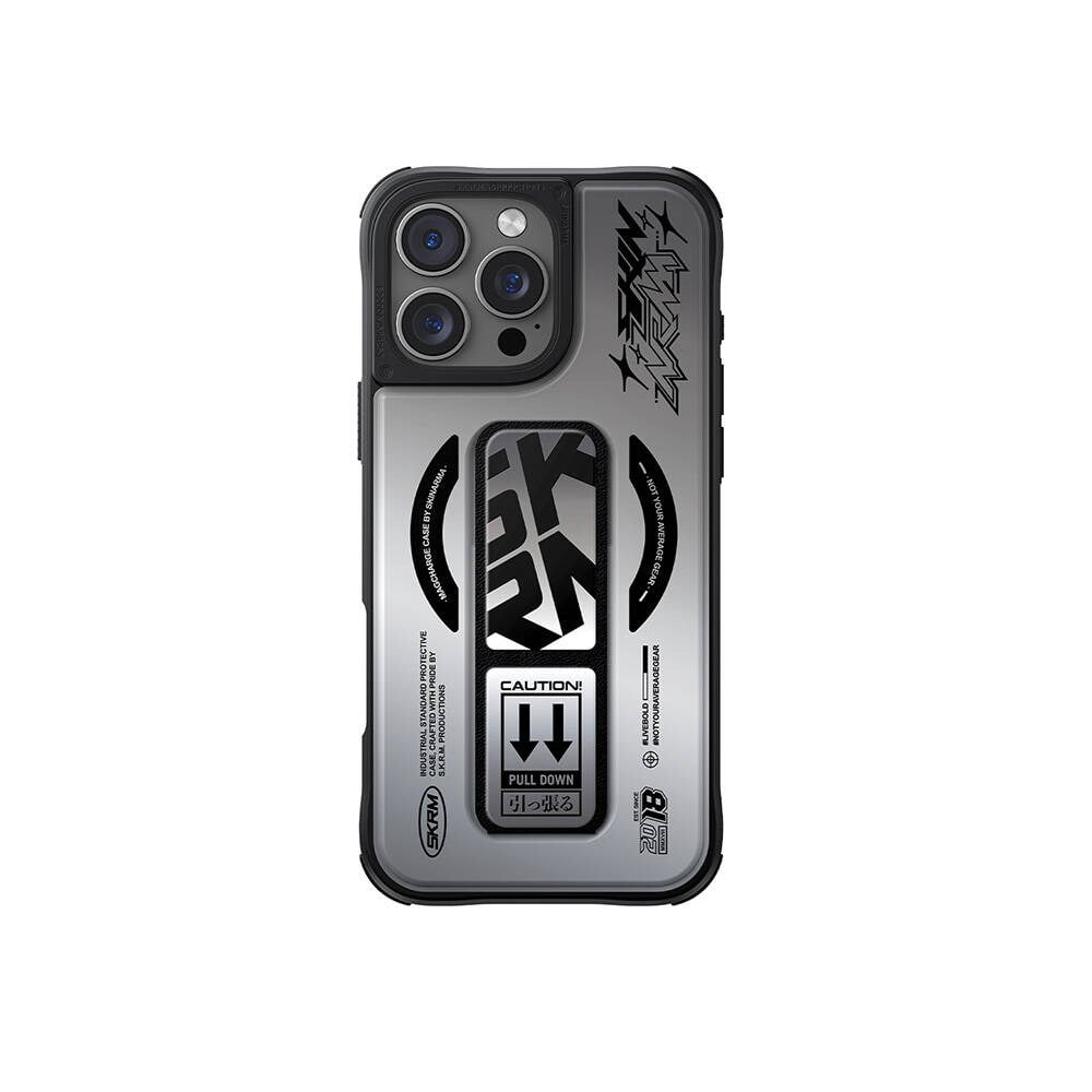 Apple iPhone 16 Pro Kılıf M-safe Şarj Özellikli Karbon Fiber Tasarımlı Benks Prestige ArmorPro Kevlar Kapak