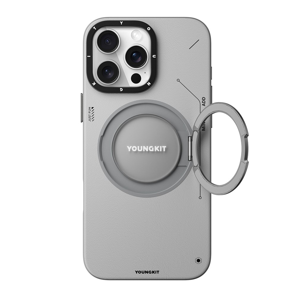 Apple iPhone 16 Pro Kılıf M-safe Şarj Özellikli Şeffaf Youngkit Crystal Shield Serisi Kapak