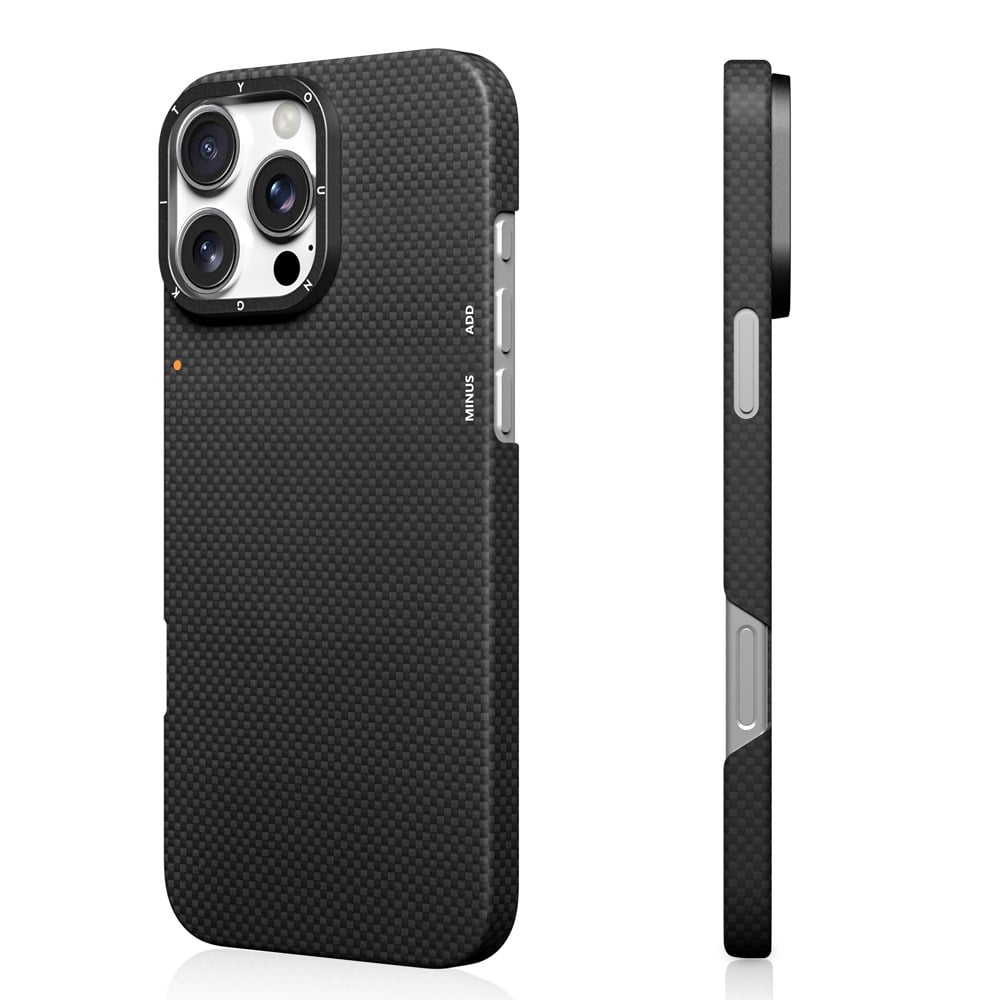 Apple iPhone 16 Pro Kılıf M-safe Şarj Özellikli Aramid Fiber Youngkit 1500D Extreme Wing Serisi Kapak