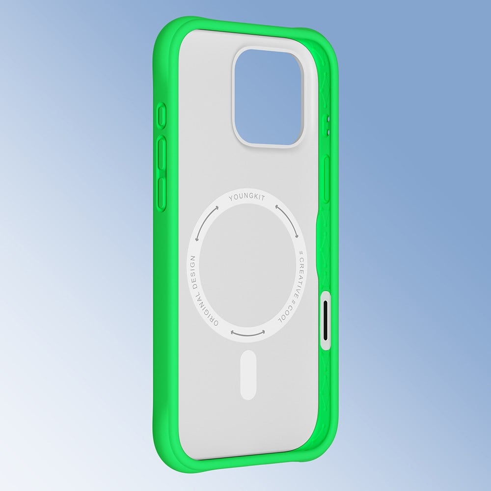Apple iPhone 16 Pro Kılıf M-safe Şarj Özellikli Youngkit Macaroon Serisi Kapak