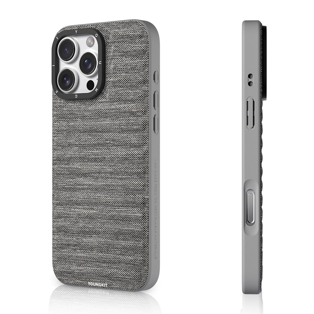 Apple iPhone 16 Pro Kılıf M-safe Şarj Özellikli Youngkit Canvas Serisi Kapak