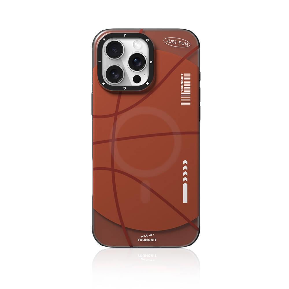 Apple iPhone 16 Pro Kılıf M-safe Şarj Özellikli Teknoloji Desenli Standlı Skinarma Helio Kapak
