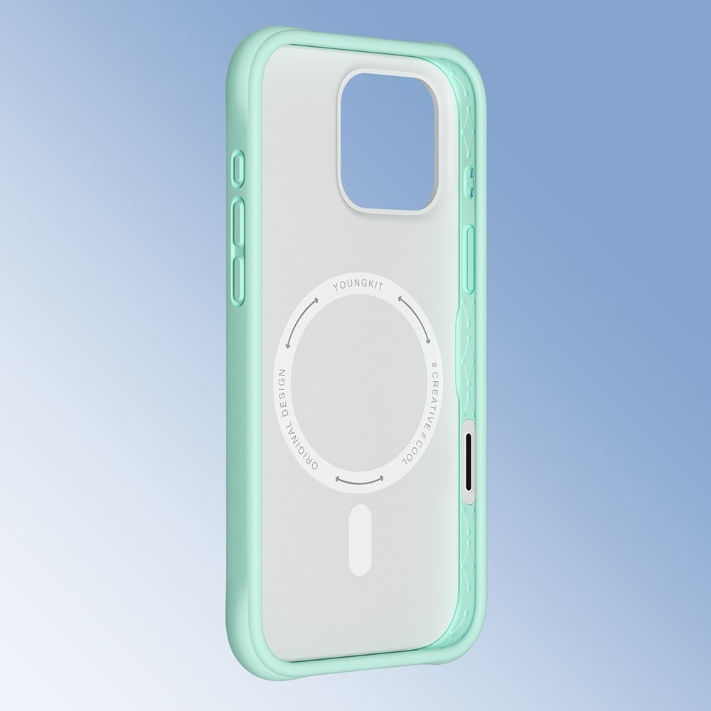 Apple iPhone 16 Pro Kılıf M-safe Şarj Özellikli Youngkit Macaroon Serisi Kapak