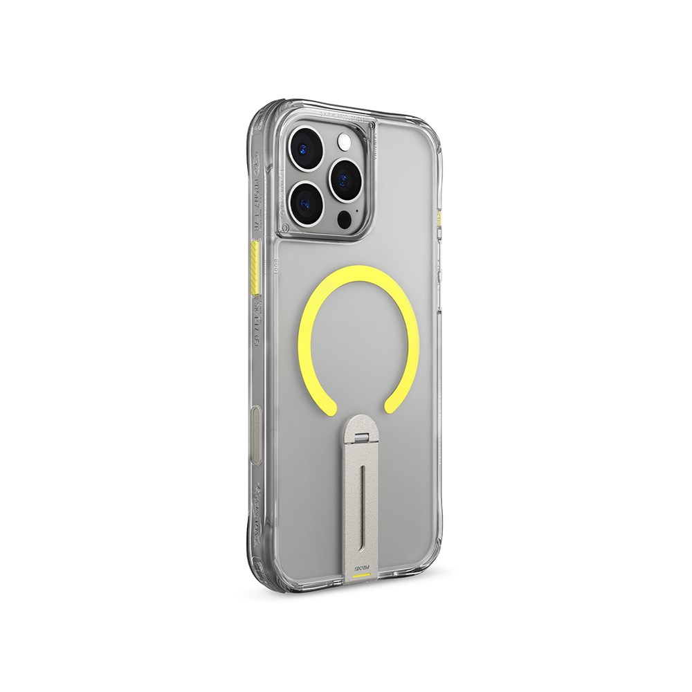 Apple iPhone 16 Pro Kılıf M-safe Şarj Özellikli 360 Derece Dönebilen Standlı Skinarma Helix Kapak