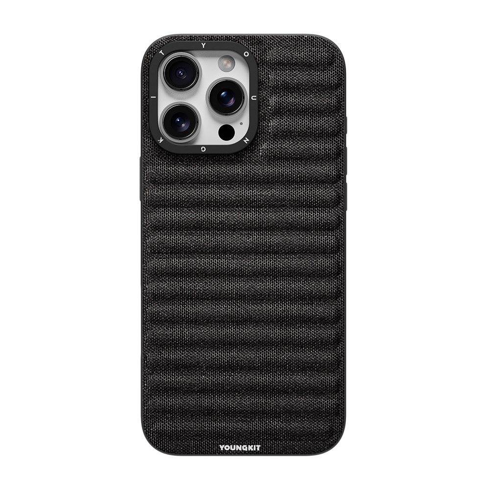 Apple iPhone 16 Pro Kılıf M-safe Şarj Özellikli Youngkit Canvas Serisi Kapak